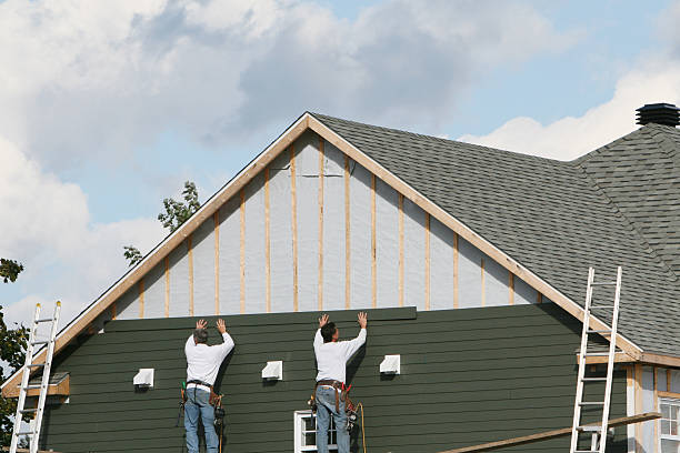 Professional Siding technician working in Moravian Falls, NC